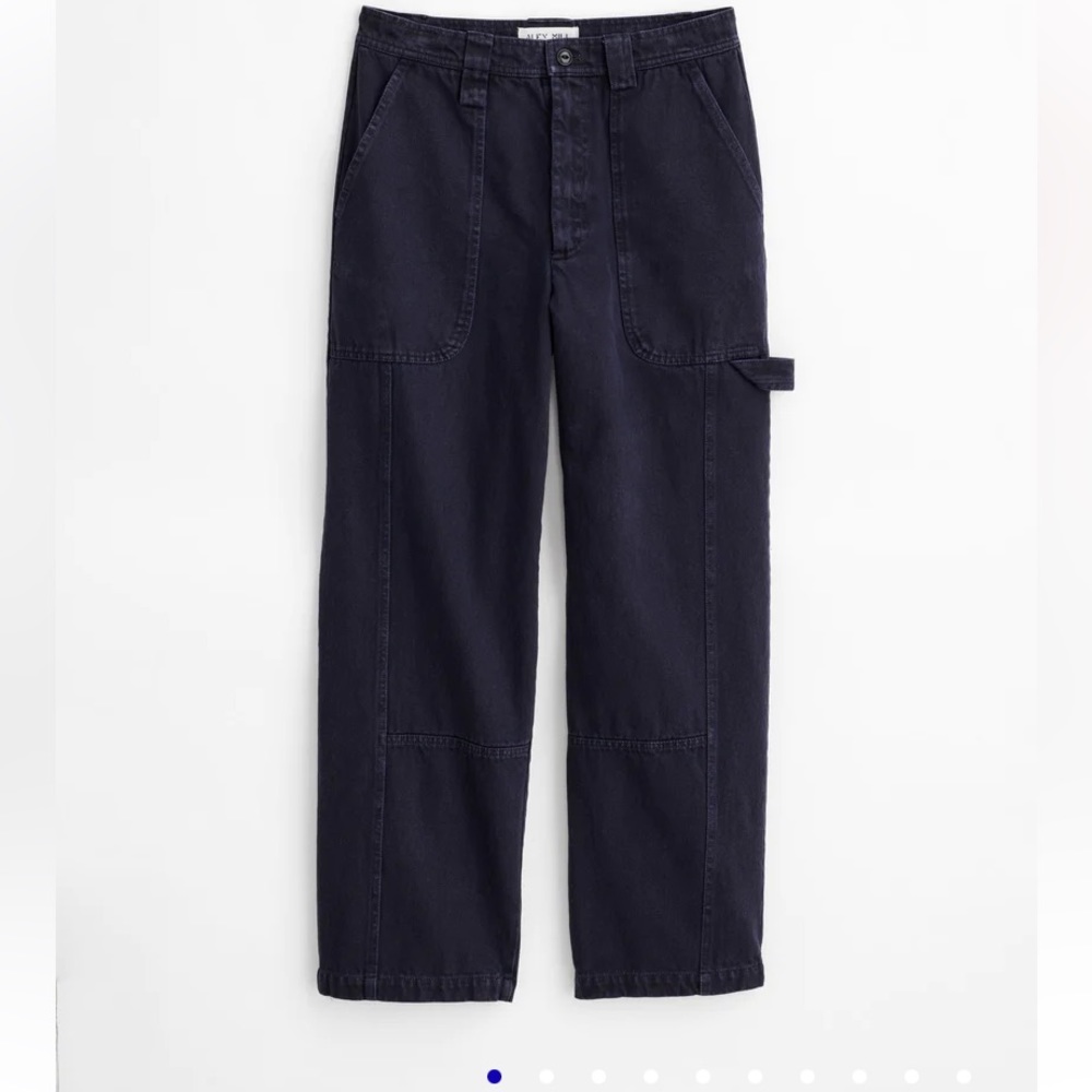 Alex Mill Phoebe pant in dark wash denim